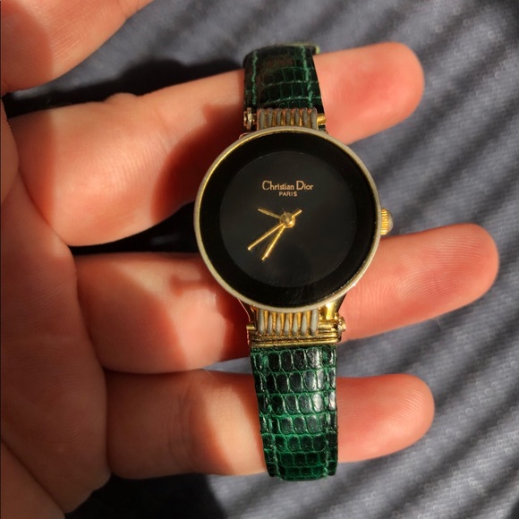 Dior Accessories - TWO Christian Dior Watch Faces & 1 alligator strap